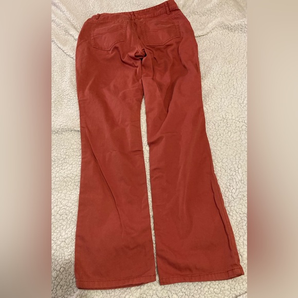 J. Jill Orange Authentic Fit / Slim Leg Pants Women Size 4 petite - Picture 3 of 4